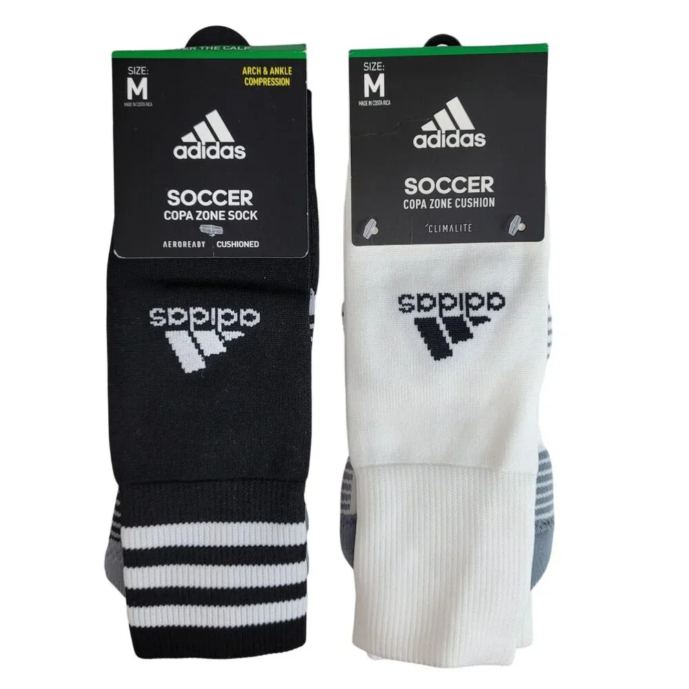 Adidas Soccer Socks Unisex M Youth 4Y-6 Over the Calf Compression COPA Zone NWT